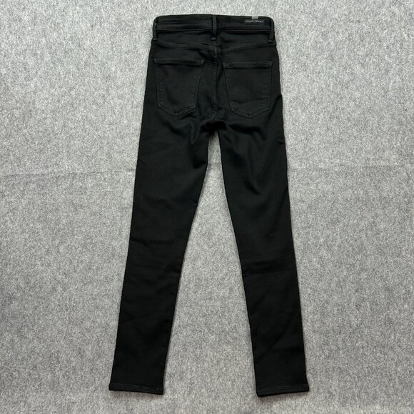 Citizens Of Humanity Rocket Crop High Rise Skinny Jeans Women's Size 25 Black - Picture 3 of 14